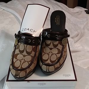 Coach Shoes | Abella Signature Mule | Poshmark